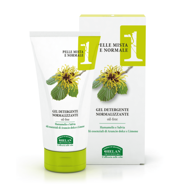 Gel Detergente Normalizzante - Pulizia Profonda per Pelle Mista e Normale - Helan Cosmesi