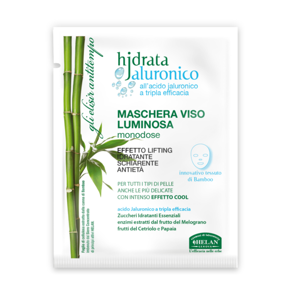 Maschera Viso Luminosa con Acido Ialuronico – Helan