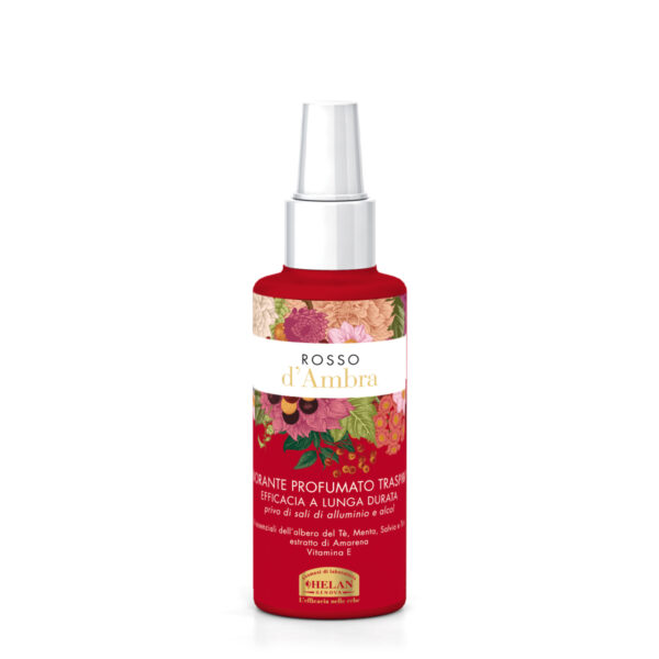 Rosso d'Ambra Deodorante Spray Traspirante - Helan Cosmesi - immagine 2