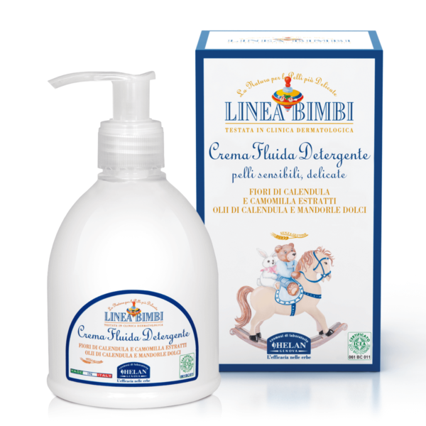 Crema Fluida Detergente Bambini - Helan Cosmesi