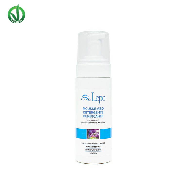 Mousse Viso Detergente Purificante 150 ml - Lepo
