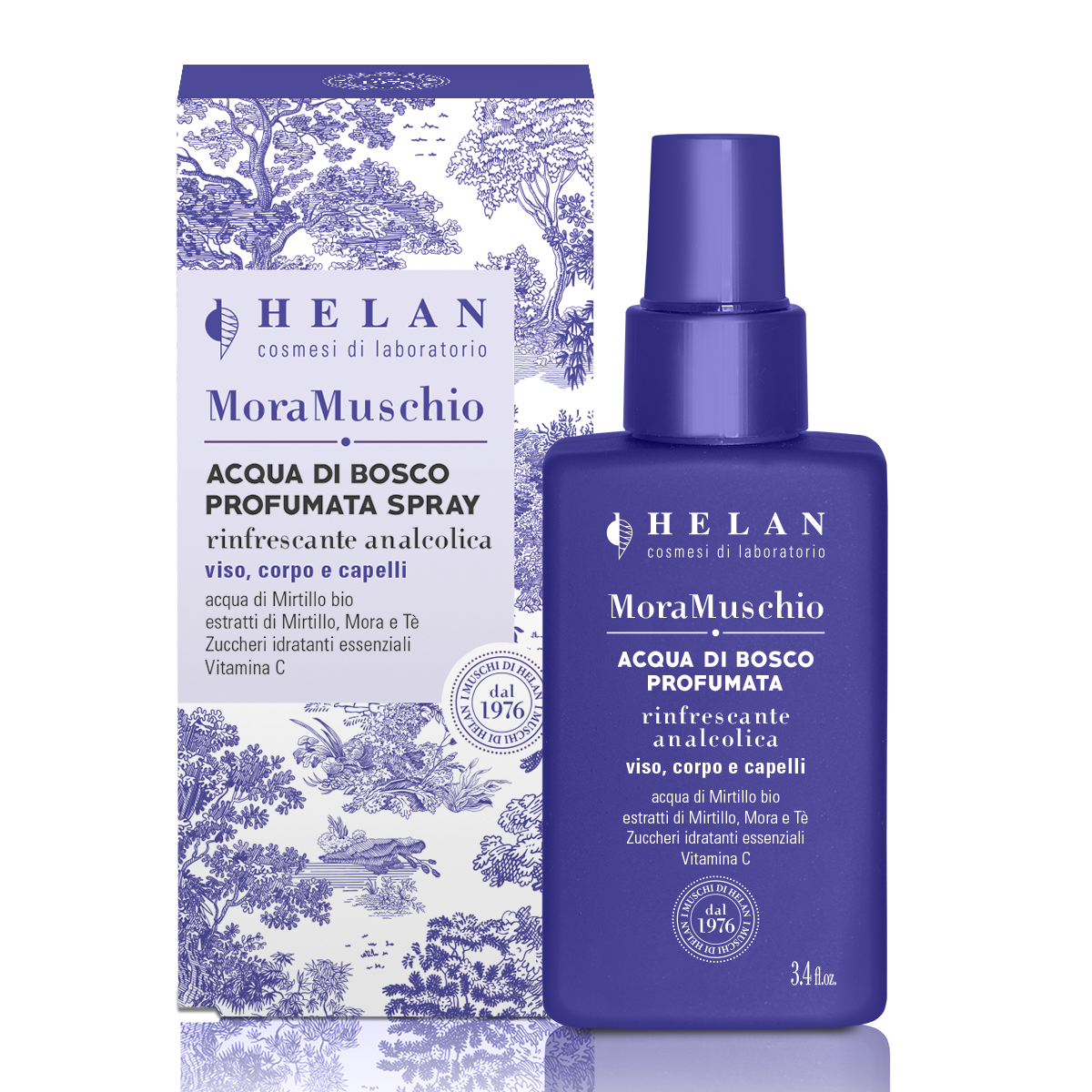 Mora Muschio Acqua Profumata I Muschi di Helan